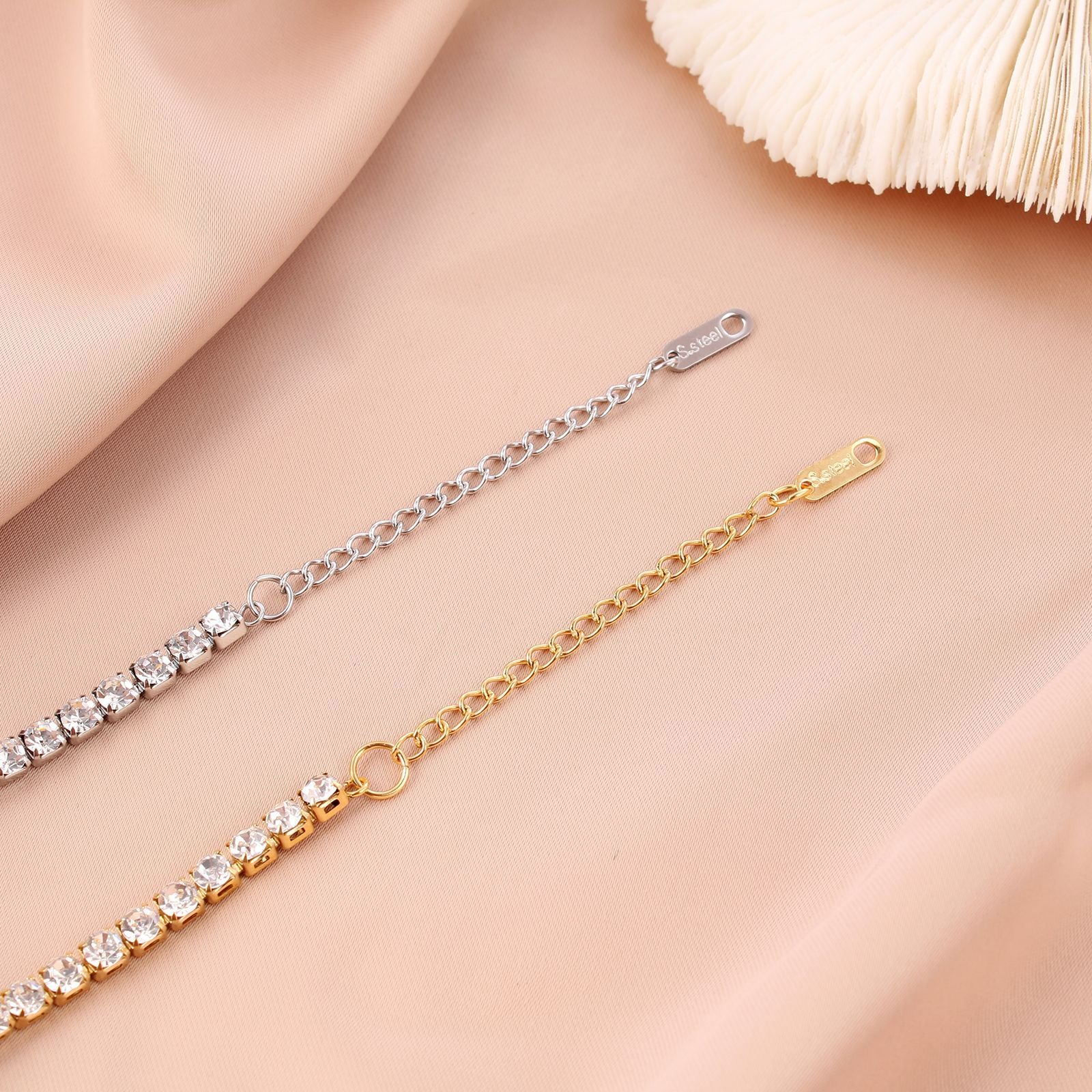Wholesale Stainless steel zircon diamond cool style bracelet